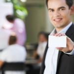 Young successful business people